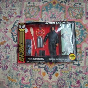 Hasbro G.I. Joe Action Sailor Figure in Black and Red Packaging